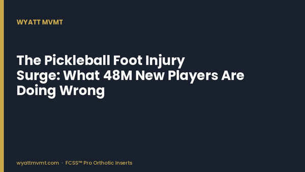 The Pickleball Foot Injury Surge: What 48M New Players Are Doing Wrong