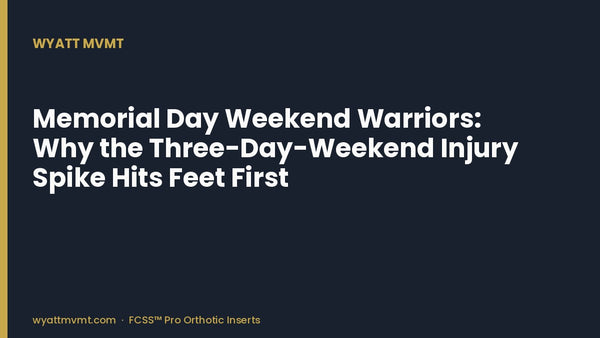 Memorial Day Weekend Warriors: Why the Three-Day-Weekend Injury Spike Hits Feet First
