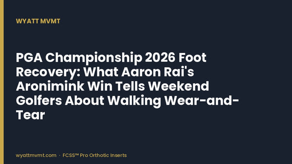 PGA Championship 2026 Foot Recovery: What Aaron Rai's Aronimink Win Tells Weekend Golfers About Walking Wear-and-Tear